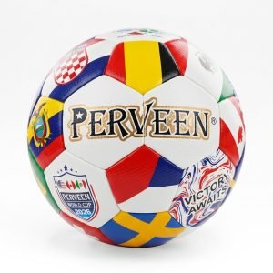 Professional Match Thermal Bonded Football with Textured Grip Surface for Training, Games, Indoor & Outdoor Play (Victory Unites)