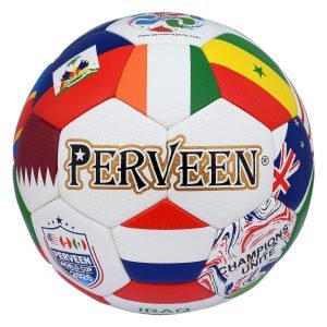 Professional Match Thermal Bonded Football with Textured Grip Surface for Training, Games & Indoor, Outdoor Play (Rise Together)